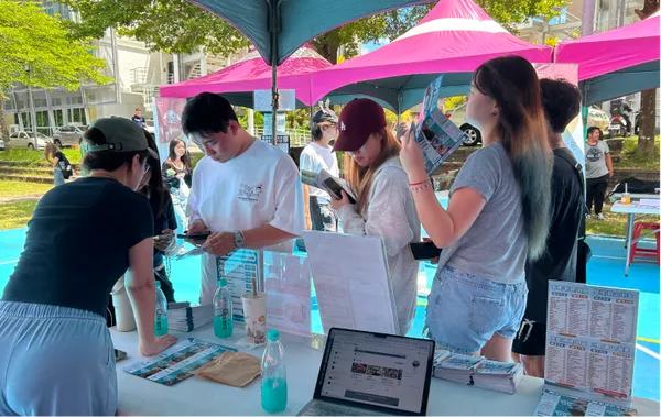 校園現場宣傳活動照片